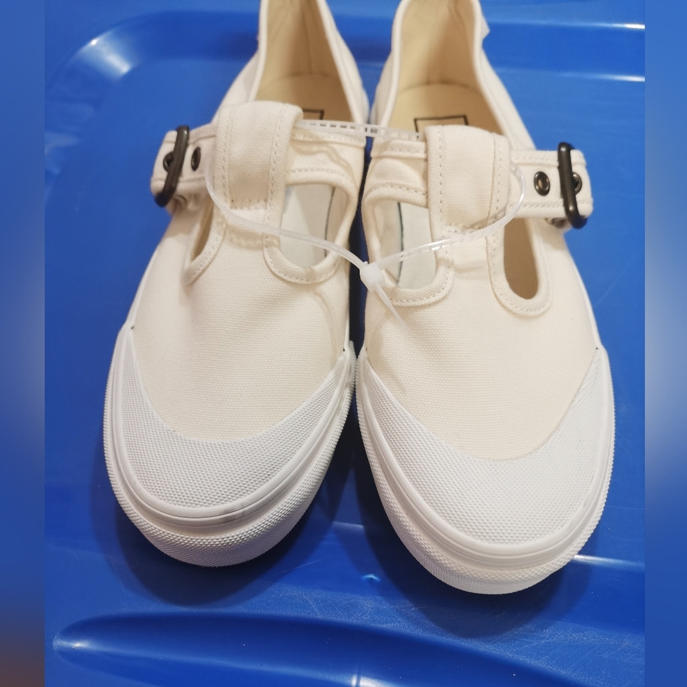 Vans Style 93 Mary Jane Women Cream Shoes Women 7 Men 5.5 NWT - Picture 6 of 10